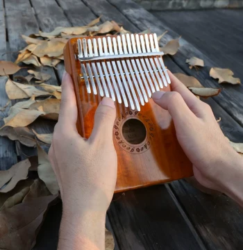 GECKO Gecko Thumb Piano Kalimba 17-Key for Beginners 21-Key Finger Piano Girls' Instrument Easy-to-Learn Gift