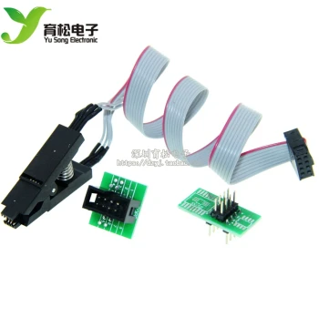 Test Clip SOP8 Pin BIOS Clip Wide/Narrow 8-Pin Universal Clip Adapter Clip for Chip Programming