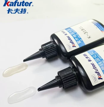 Kafuter Transparent UV Glue K-3181 K-3181L Flat Cable Lead Fixing Glass Metal Plastic Bonding