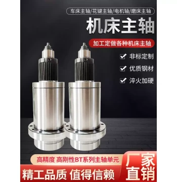 Custom Spindle Units: BT30/40/50 Machining Center Spindles, CNC Machine Tool Spindle Processing Services