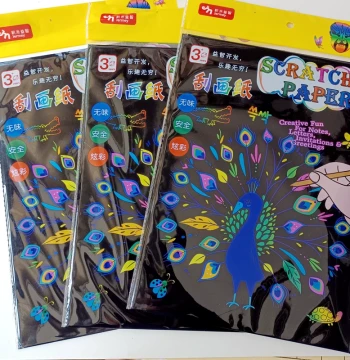 Scratch Paper A4 Colorful Drawing Paper for Children