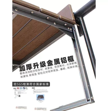 Hanging Desk Small Apartment Balcony Railing Suspended Computer Desk Foldable