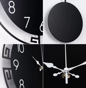 New Wall Clock for Living Room, Fashionable Modern Minimalist Nordic Style, Grand Hanging Clock, New Chinese Style Personalized Creative Timepiece