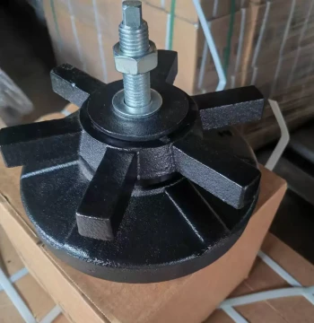 Injection Molding Machine Anti-Vibration Feet, Machine Tool Shock-Absorbing Pad Iron, Anti-Vibration Pad Iron, Foot Pads, Six-Claw Adjustment Pad Iron, Adjustment Feet