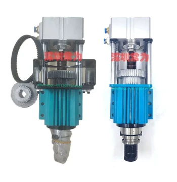 BT30 Non-Powered Spindle, Pneumatic Cylinder Semi-Automatic Tool Change Spindle, Suitable for Engraving, Drilling, and Heavy Metal Cutting