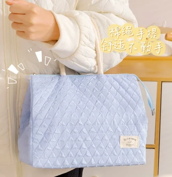 Bento Bag Handbag for Work Lunch Box, Mom Bag, Student Book Carrier, Lunch Pouch, Insulated Bag with Thickened Aluminum Foil