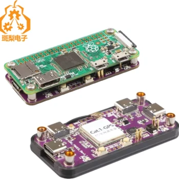 Raspberry Pi Zero 4G Cat1 with USB HUB Expansion Board, Supports LTE/GPS/EA/EU