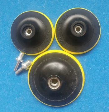 Adhesive Backing Pad for Polisher Car Polishing Disc Self-Adhesive Sandpaper Disc Suction Cup Universal Hook-and-Loop Disc for Angle Grinders and Hand Drills