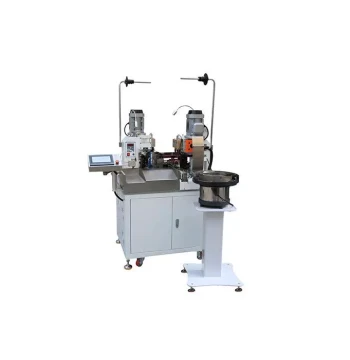 Nanjing Fully Automatic Servo Terminal Crimping Machine, Silicone Sleeve Insertion Machine, Double-Head Crimping Machine