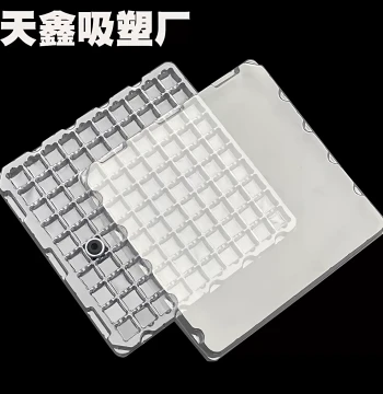 In Stock 100-Compartment Round Blister Tray, Plastic Tray, Blister Box, Rectangular Packaging from Manufacturer, Customizable