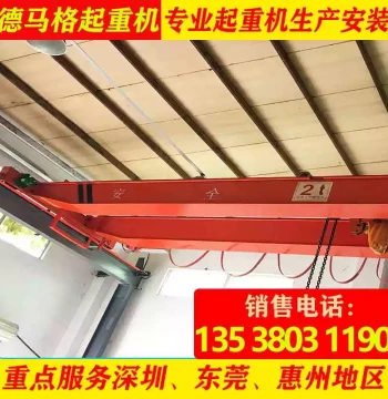5 Ton Electric Bridge Crane for Sale, Crane Shenzhen Factory Direct Sales, Overhead Crane European Style Single-Beam Crane