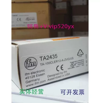In Stock: IFMTA2435, TA2437, TA2502, TA2512, Brand New ifm Electronic Sensors Available Now
