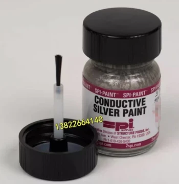 USA SPI Silver/Carbon Conductive Adhesive - Tedpella Conductive Silver/Carbon Paint Diluent for SEM, TEM, EDS Electron Microscopy