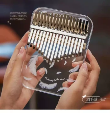 Crystal Kalimba Finger Piano Beginner Instrument Children Educational Stress Relief Gift