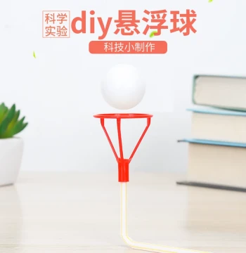 Student Science Experiment DIY Tech Craft Kit, STEAM Bernoulli's Theorem Handmade Levitating Ball