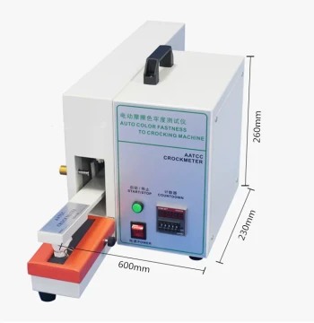 Electric Rubbing Color Fastness Testing Machine, Electric Friction Color Fastness Tester, Color Fastness Friction Detector