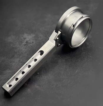 Full Stainless Steel CNC Coffee Handlebar, Extra Heavy 630g Feel, Coffee Machine Accessory