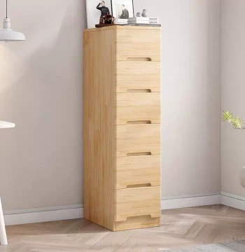 Solid Wood Gap Cabinet, Multi-Layer Drawer Style, Living Room Chest, Gap Storage, Bedside Table, Bedroom Storage Cabinet, Five-Drawer Unit