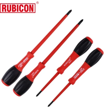 Japanese Robinhood Electrician Tools: Cross and Slotted Screwdrivers, High-Voltage Insulated Screwdrivers (RES)