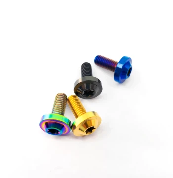 TC4 Titanium Alloy Screws - Flying Saucer Head Internal Torx - M5 Series, Head Width 12, High Strength-to-Weight Ratio, Grade 10.9, Corrosion Resistant, HLMET