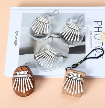 [Precision Tuned] 8-Key Mini Thumb Piano, Sapele Wood Kalimba Finger Piano