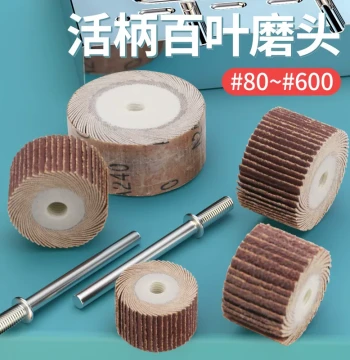 Flexible Shank Flap Burrs 3mm 6mm Shank Cloth Sanding Disc Burrs Flap Wheels Fine Grinding Polishing Flap Discs 100