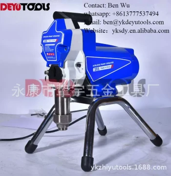 395 Multi-Function Plunger Electric High-Pressure Airless Sprayer for Latex Paint, Coatings, and Oil-Based Paint; Compact Home Painting Machine