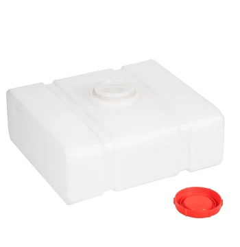 Thickened 90-jin Outdoor Roof Food-Grade Plastic Water Tank, Wilderness PE Square Horizontal 46L Storage Barrel