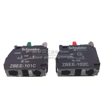 Genuine Schneider Button Auxiliary Contact ZBEE-101C ZBEE-102C ZBEE101C ZBEE102