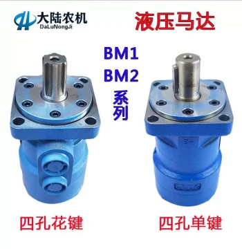 Hydraulic Motor Cycloidal Oil Pressure Rotary Motor Spline Single Key BM1/BM280 100 125 160 200
