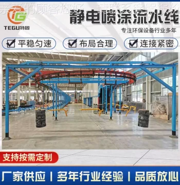 High-Temperature Spray Paint Booth 09 Electrostatic Baking Spray Equipment Window Door Spray Water Line Hardware Coating Equipment