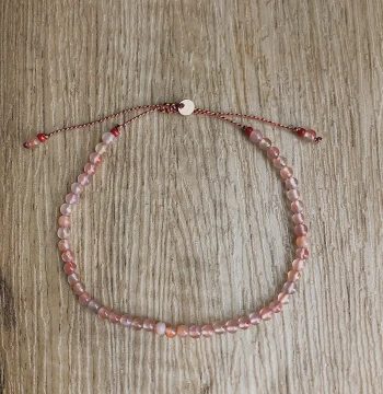 Ice-Floating Southern Red Agate Beaded Bracelet: Niche Original Design Jewelry for Women, DIY Fine Cord for Best Friends