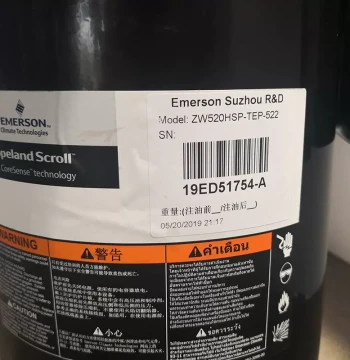 ZW126HSP-PFS-522 ZW096HSP-PFS-522 ZW520HSP-TEP-522 Copeland Compressors