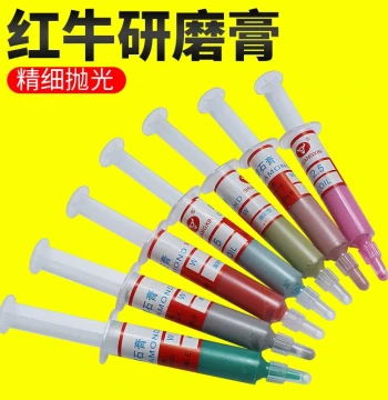 Red Bull Diamond Grinding Paste Mold Polishing Paste Tungsten Steel Mirror Finish Jade Metal Adhesive Grinding Paste High Grit Polishing Film Tools