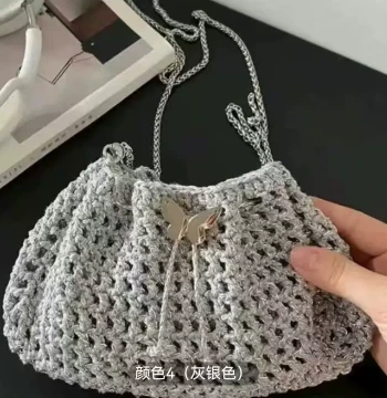 Butterfly Broken Silver Bag Same Style Accessories Metal Spring Buckle High-End Butterfly Adjustment Buckle DIY Handbag Accessories