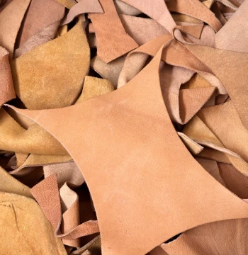 Jade Polishing Buff: Cowhide Scraps, Sheepskin Pieces, Vegetable-Tanned Leather Offcuts for Grinding and Polishing