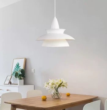 Modern Minimalist Cream Style Dining Table Cafe Bar PH Flying Saucer Small Pendant Light Internet-Famous Restaurant LED Lamp