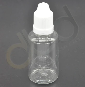 Transparent Pharmaceutical Grade PET Screw Cap Inner Plug Bottle