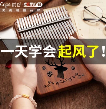 Kalimba Thumb Piano 17-Key Authentic Beginner Instrument, Kids Musical Toy, Small 21-Key for Girls