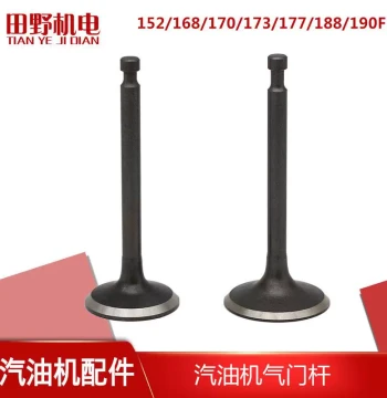 Gasoline Generator Water Pump Accessories Micro-Tiller 168/170F Intake and Exhaust Valves Household Water Pump Valve Stem Cylinder Head