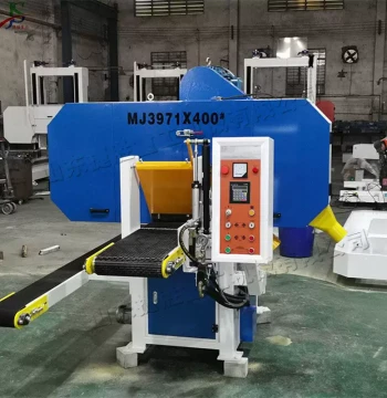 Alloy Saw Blade Slitting Machine, Horizontal Band Saw for Automatic Thin Slicing of Square Timber, Acrylic Cutting and Slitting Machine
