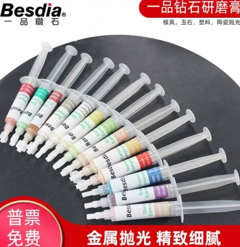 BESDIA Taiwan No.1 Diamond Polishing Paste for Mold Metal, Diamond Polishing and Buffing Compound for Mirror Finish