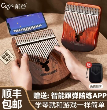 CEGA Kalimba Thumb Piano, 21-Key Kalimba Instrument for Beginners, Finger Thumb Piano