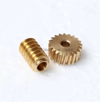 3D Printer Worm Gear and Worm Wheel In Stock Extruder Head Gear Accessories Feed 0.5M 24 Teeth Hole 3 Turbine