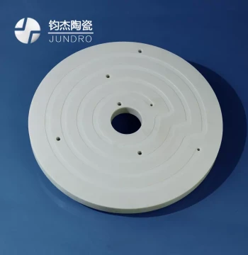 6-inch, 8-inch, 12-inch Aluminum Nitride Ceramic Heat Dissipation Plate Semiconductor Thermal Plate Processing Junjie Ceramics