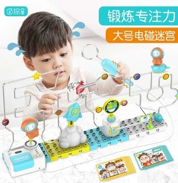 Live Wire Shock Electric Maze: Children's Puzzle Toy for Kindergarten Focus Training, Desktop Game