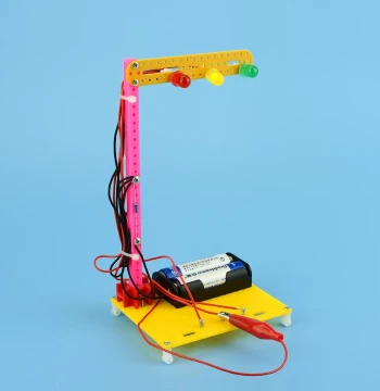 Premium Traffic Light Model Physics Creative Circuit Mini-Invention DIY Science Experiment Toy for Elementary Students