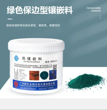 Metallographic Hot Mounting Resin: Pink Urea-Formaldehyde, Green Conductive Edge-Saving Phenolic Powder, Black Bakelite Powder cmrb