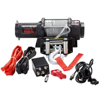 Puli Winch 12V Off-Road Electric Winch/Vehicle-Mounted Mini Crane Electric Winch/Auto Winch 4500 lbs