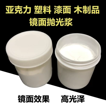 High-Gloss Polishing Compound for Acrylic, Plastic, Lacquer, Epoxy Resin, Wood, and Mirror Finishes